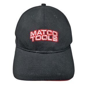Matco Tools Strapback Hat Black One Size Adjustable Embroidered 6 Panel